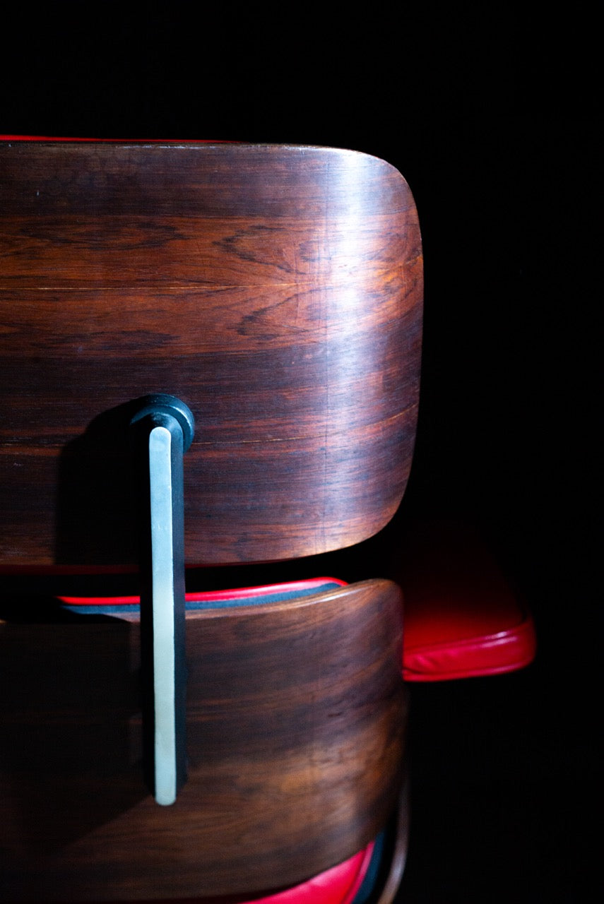 Charles and Ray Eames Special-order 670 lounge chair and 671 ottoman