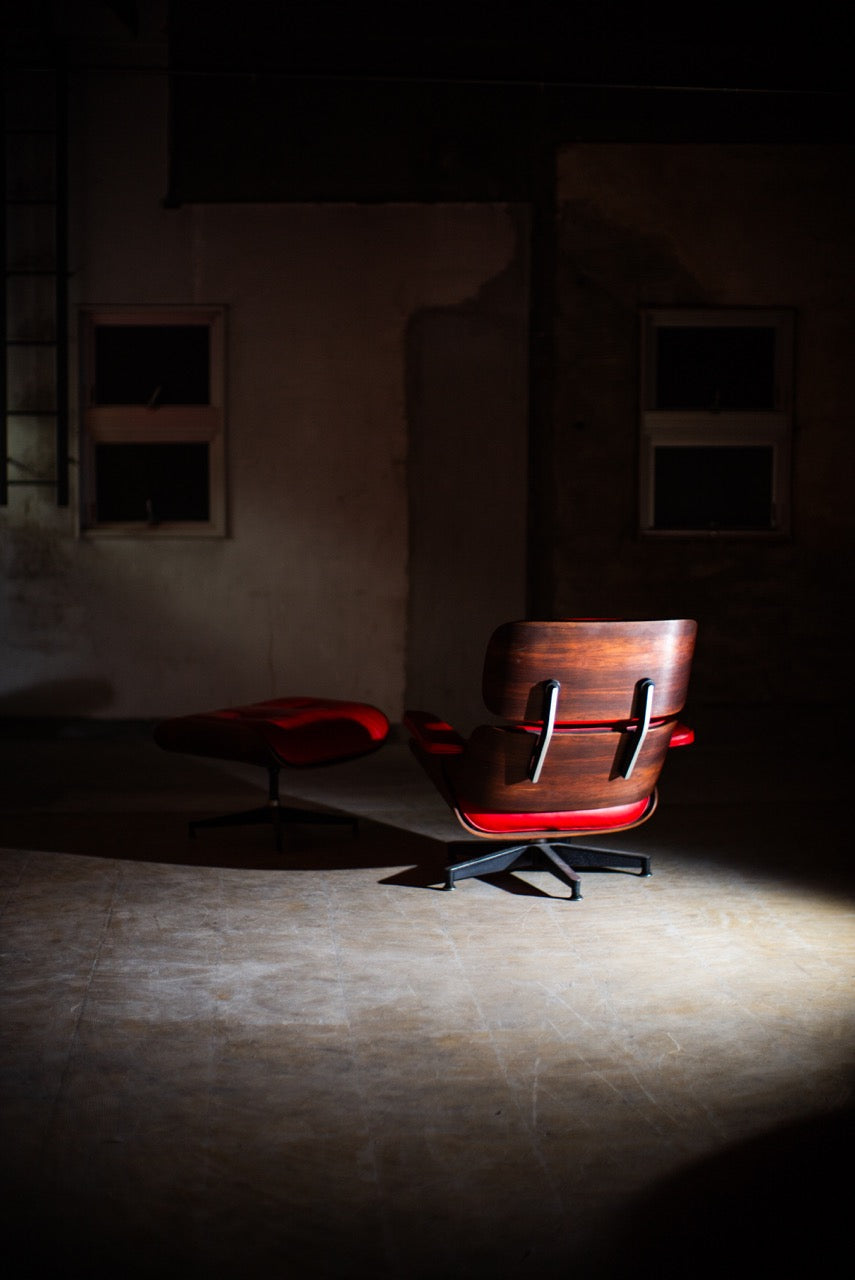 Charles and Ray Eames Special-order 670 lounge chair and 671 ottoman