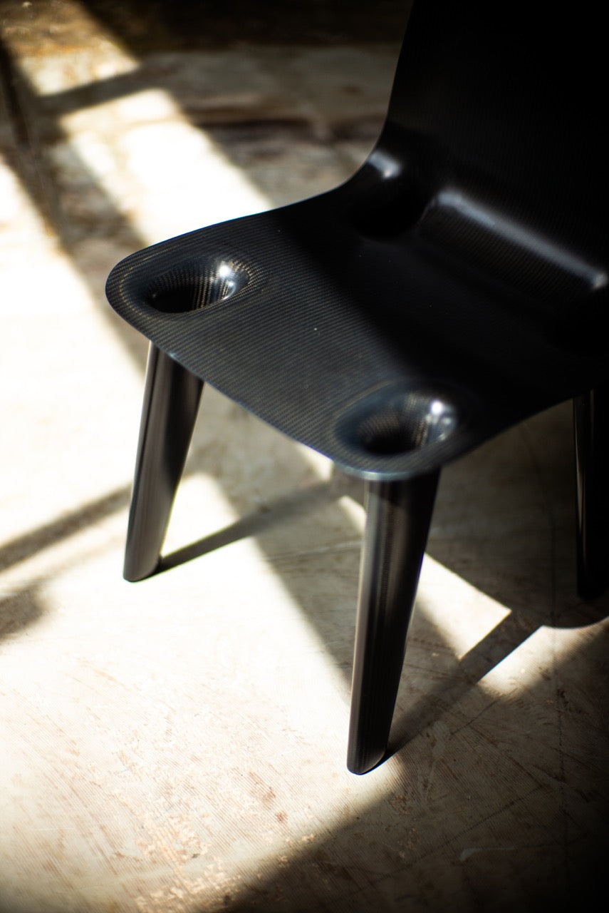 Marc Newson Set of four "Carbon" chairs 2008 Edition 100