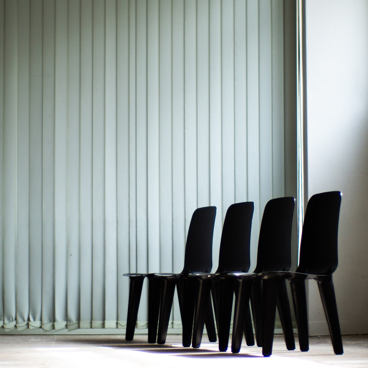 Marc Newson Set of four "Carbon" chairs 2008 Edition 100