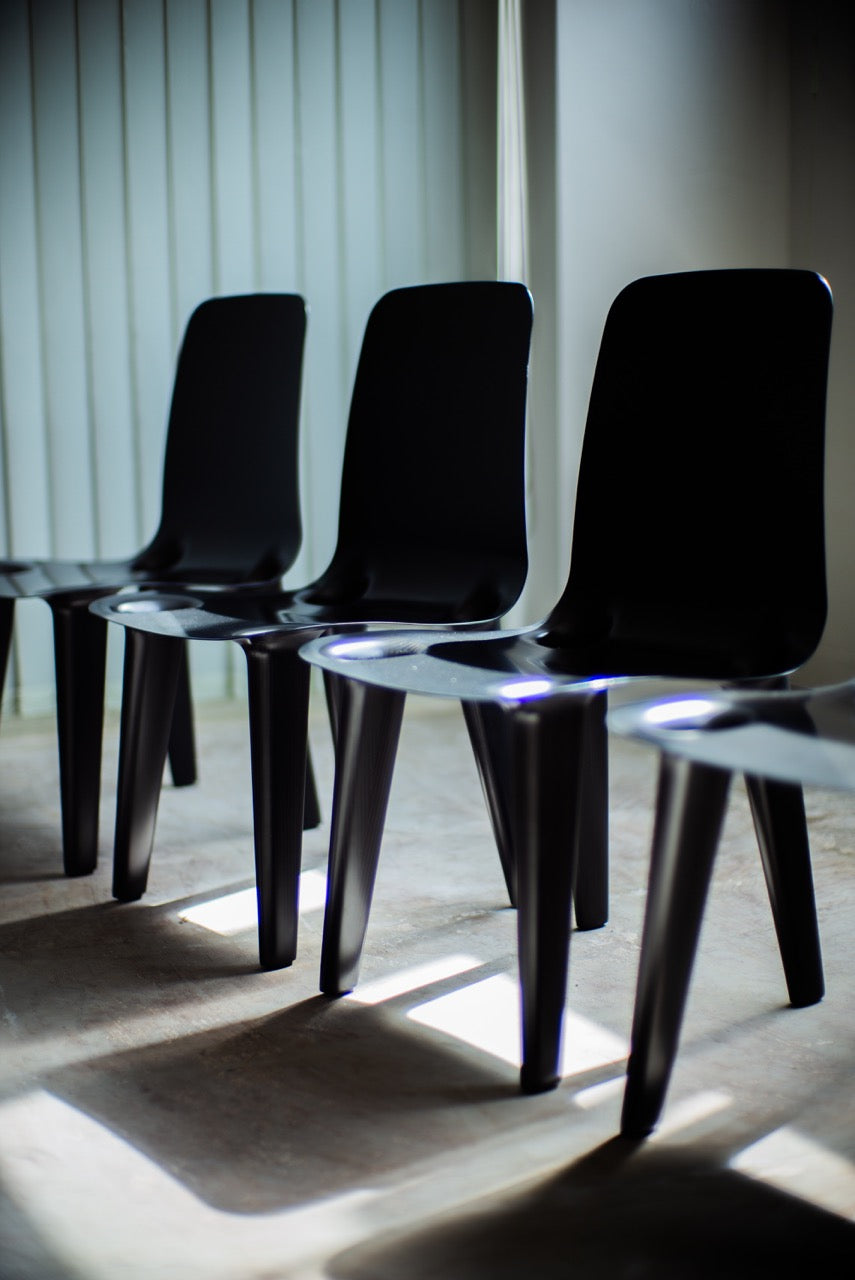 Marc Newson Set of four "Carbon" chairs 2008 Edition 100