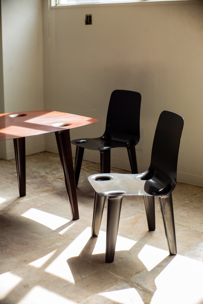 Marc Newson Set of four "Carbon" chairs 2008 Edition 100