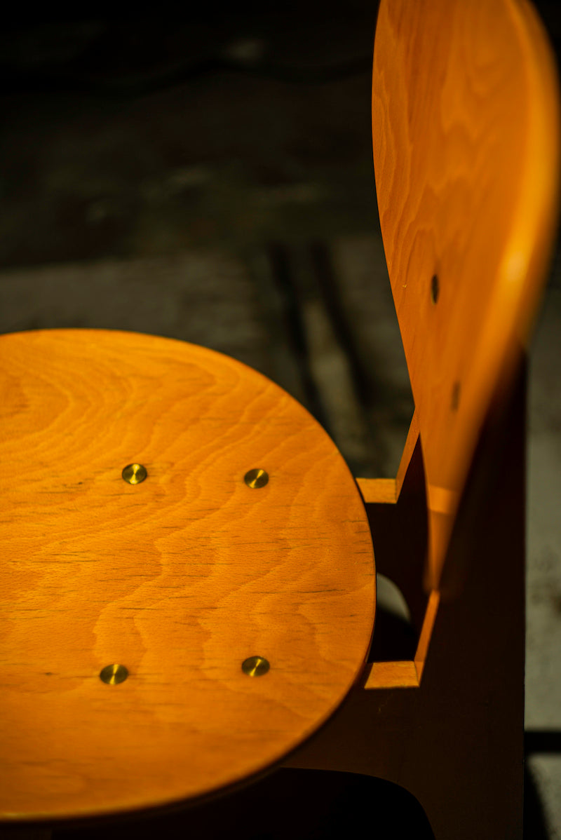 Junzo Sakakura  set of two side chairs Manufactured by Habitat