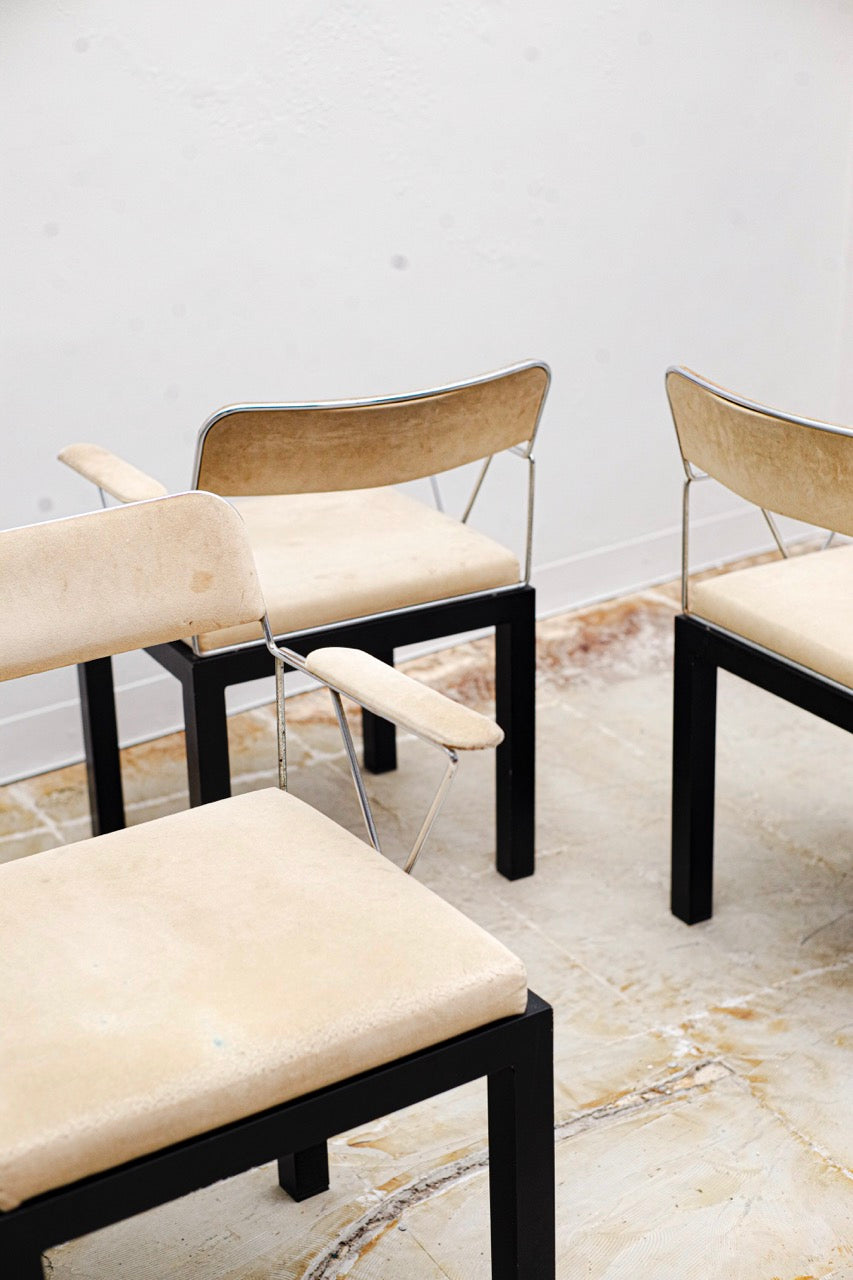 Ettore Sottsass Lodge chairs, set of 4