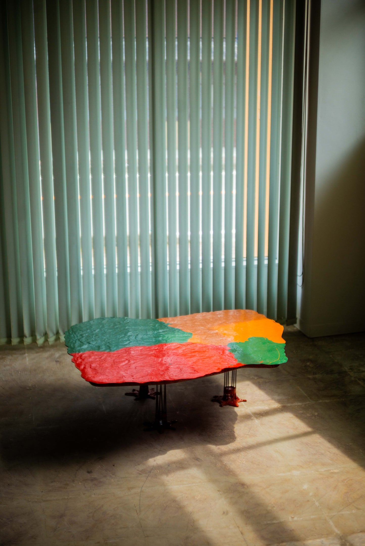 Gaetano Pesce Unique coffee table, from the Dujardin shop, Brussels