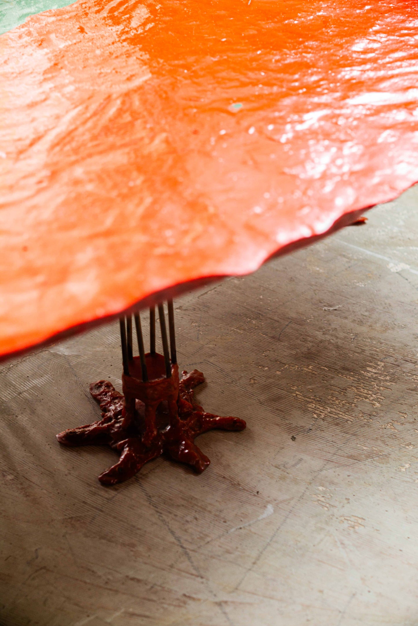 Gaetano Pesce Unique coffee table, from the Dujardin shop, Brussels