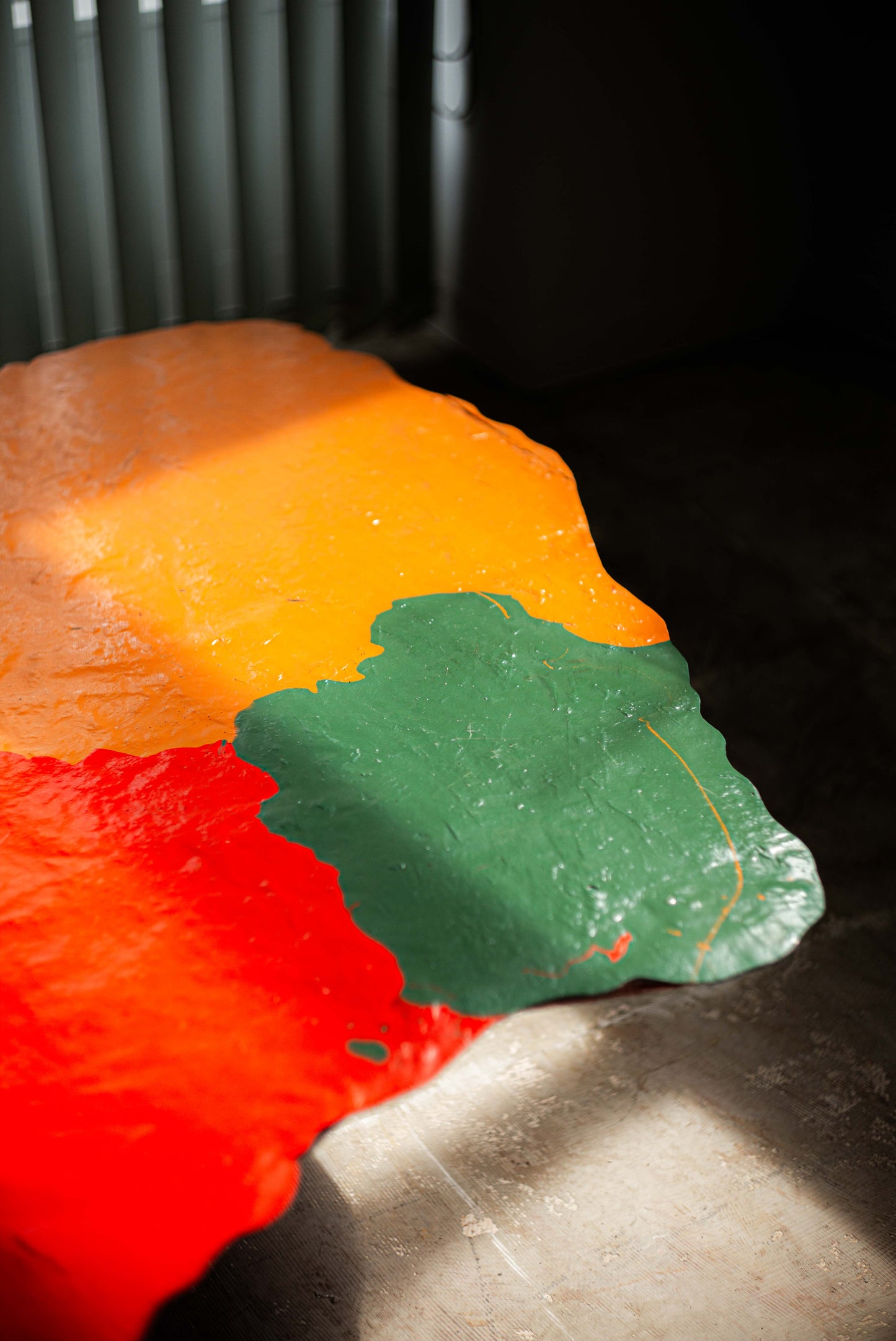 Gaetano Pesce Unique coffee table, from the Dujardin shop, Brussels