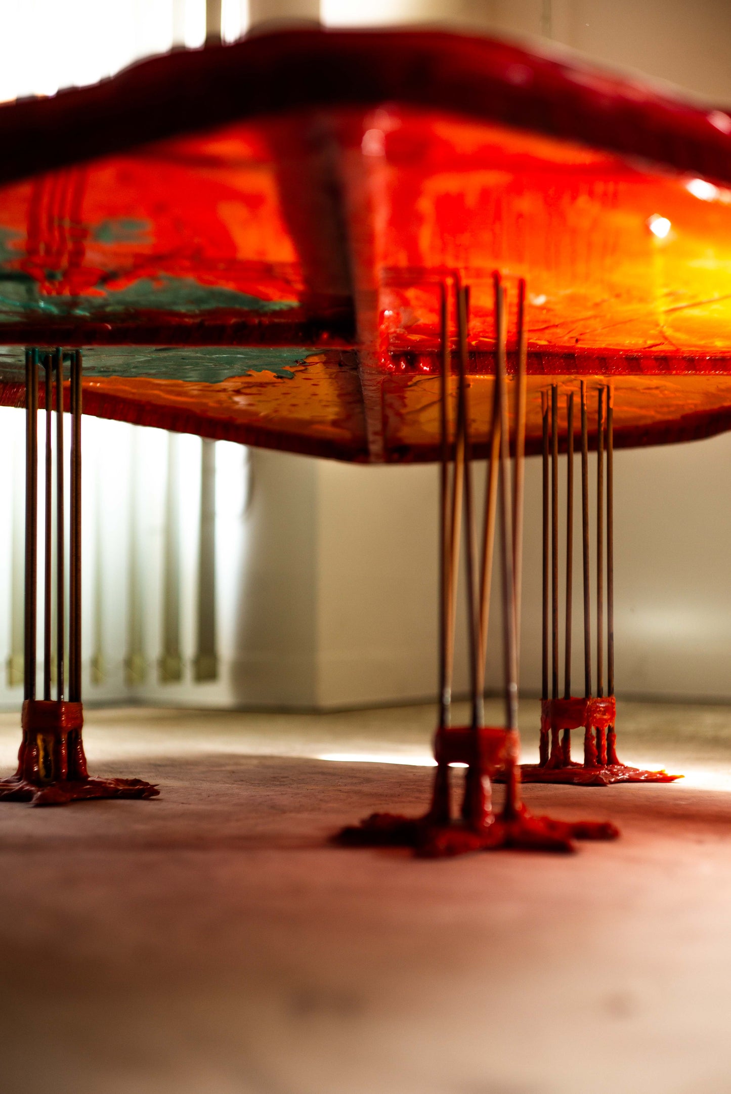 Gaetano Pesce Unique coffee table, from the Dujardin shop, Brussels