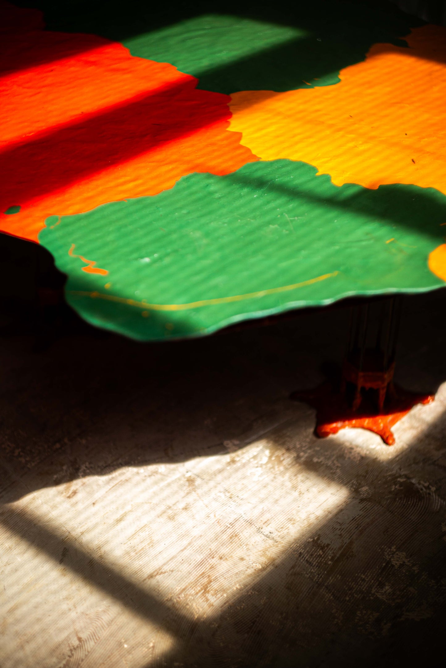 Gaetano Pesce Unique coffee table, from the Dujardin shop, Brussels
