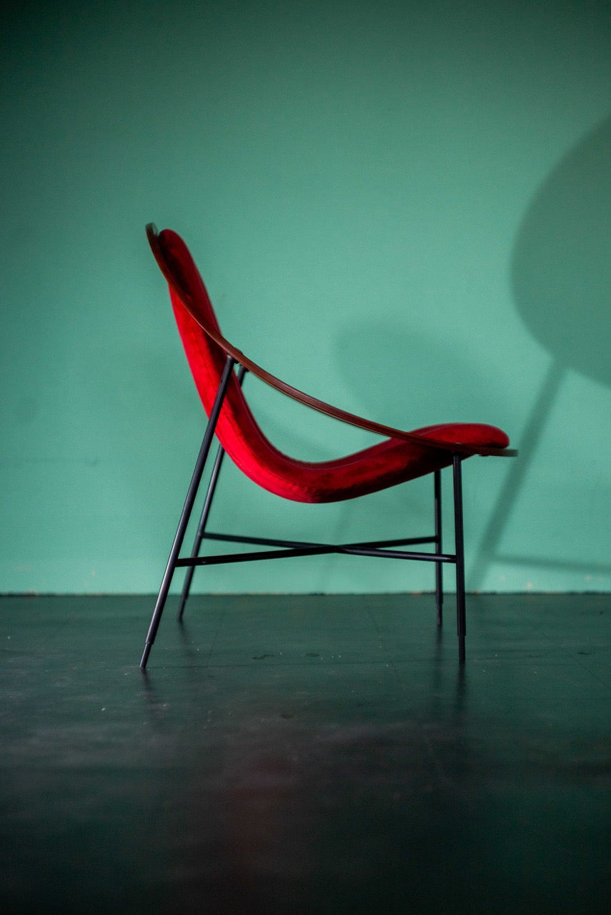 Ico Parisi Pair of armchairs - Model 839 Edited by Cassina