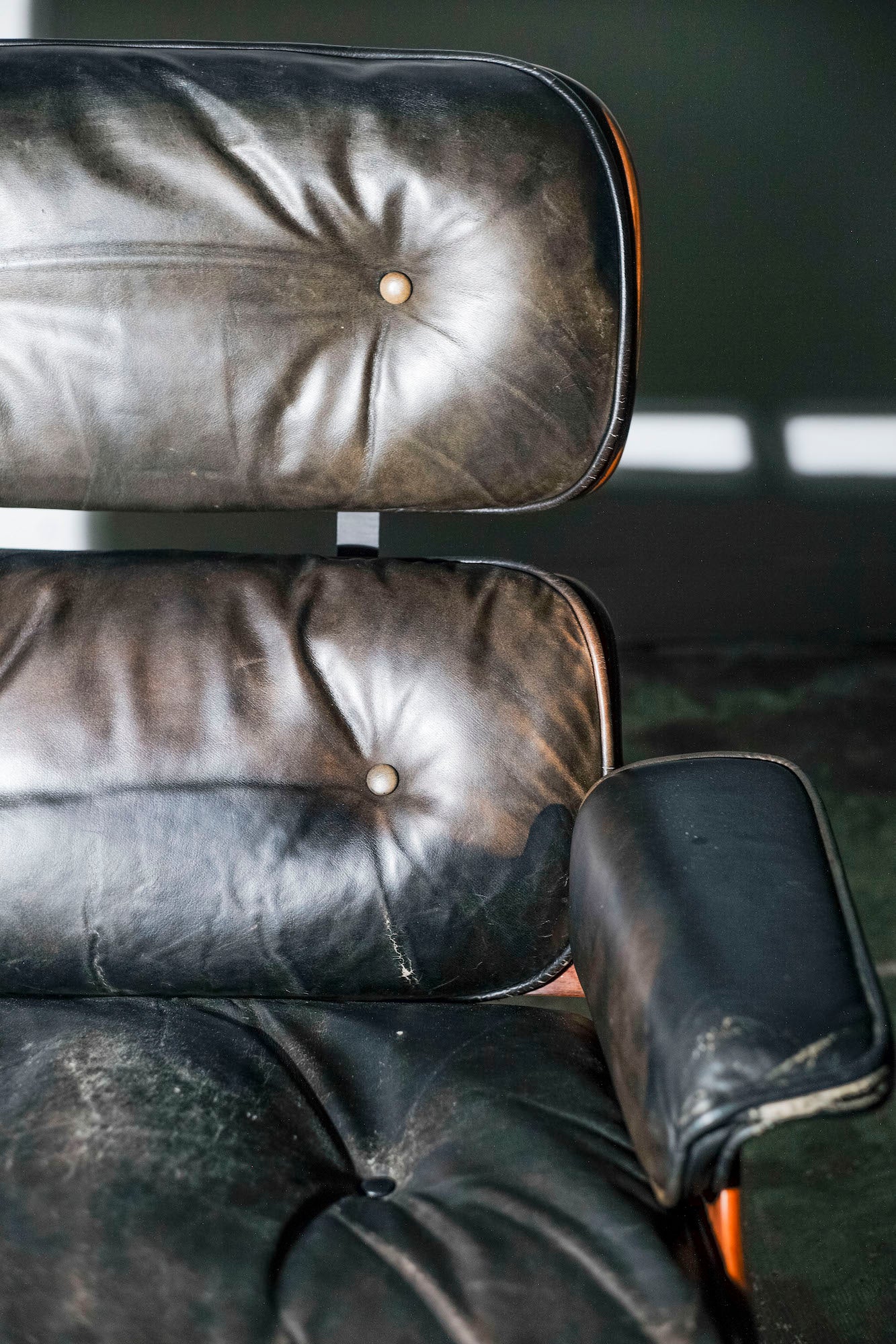 Charles and Ray Eames Eames Lounge chair and ottoman 1960's original leather